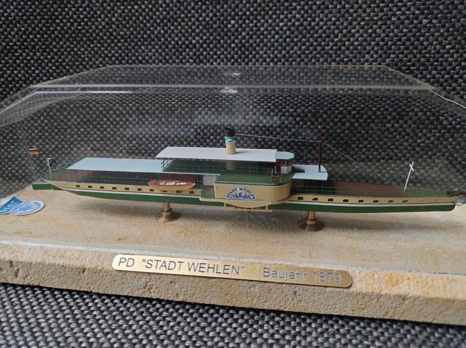 Miniatuur radarboot PD "stadt wehlen" bouwjaar 1879, Ophalen of Verzenden