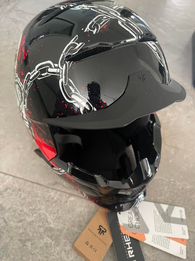 Nieuwe Ruroc helm - Junior (met kaartjes), Kinderen, Ophalen of Verzenden, Integraalhelm, Nieuw met kaartje