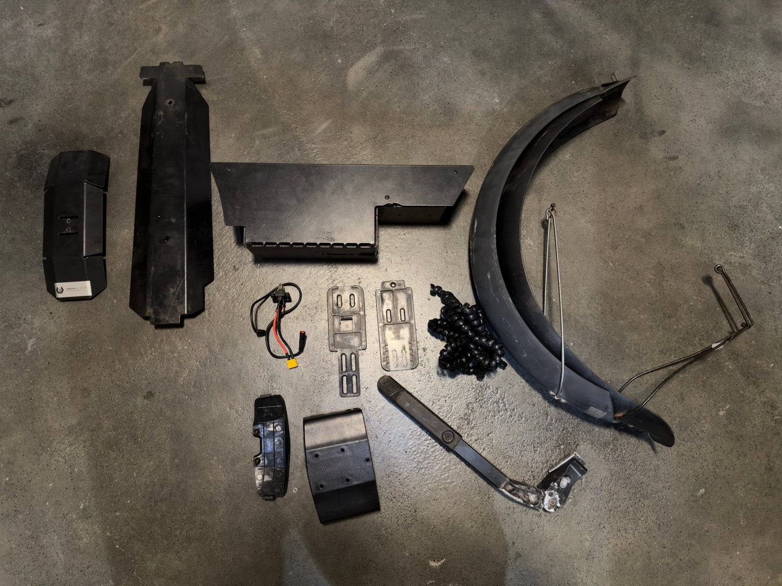 Phatfour FLB onderdelen spatborden, kettingbak, standdaard, Ophalen, Zo goed als nieuw, Fatbike