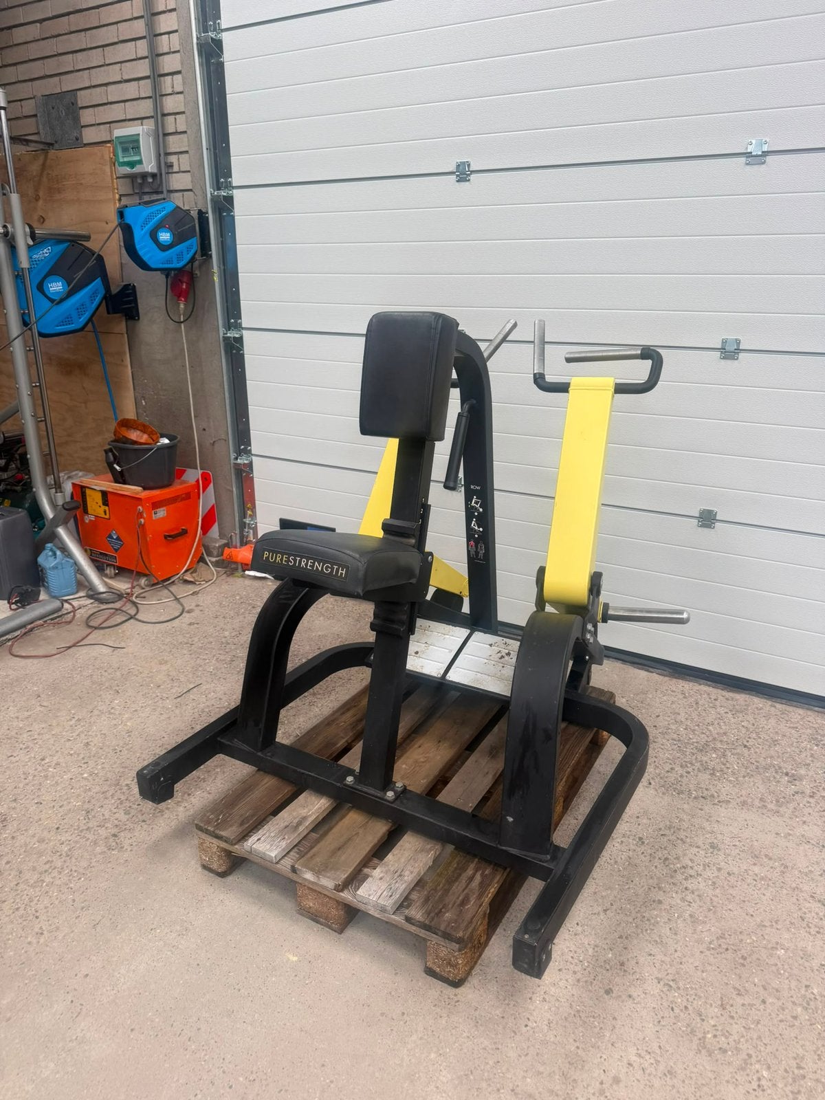 Technogym pure strength row/ seated row/ plate loaded, Ophalen, Gebruikt, Overige typen, X