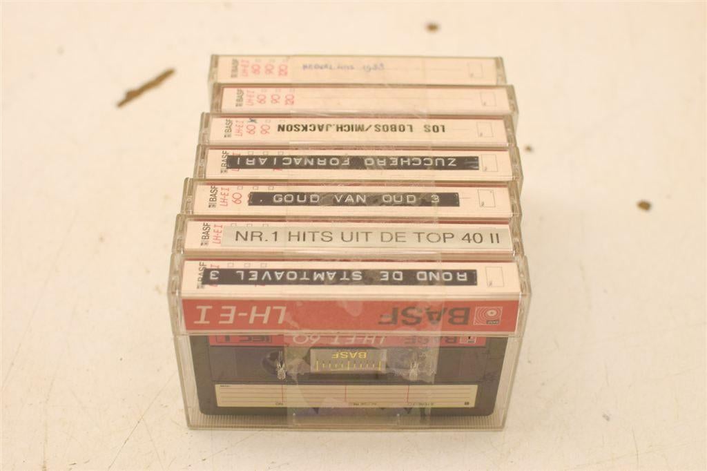 7 stuks Basf cassettebandjes 46578, Ophalen of Verzenden, Gebruikt, Overige genres, 1 bandje