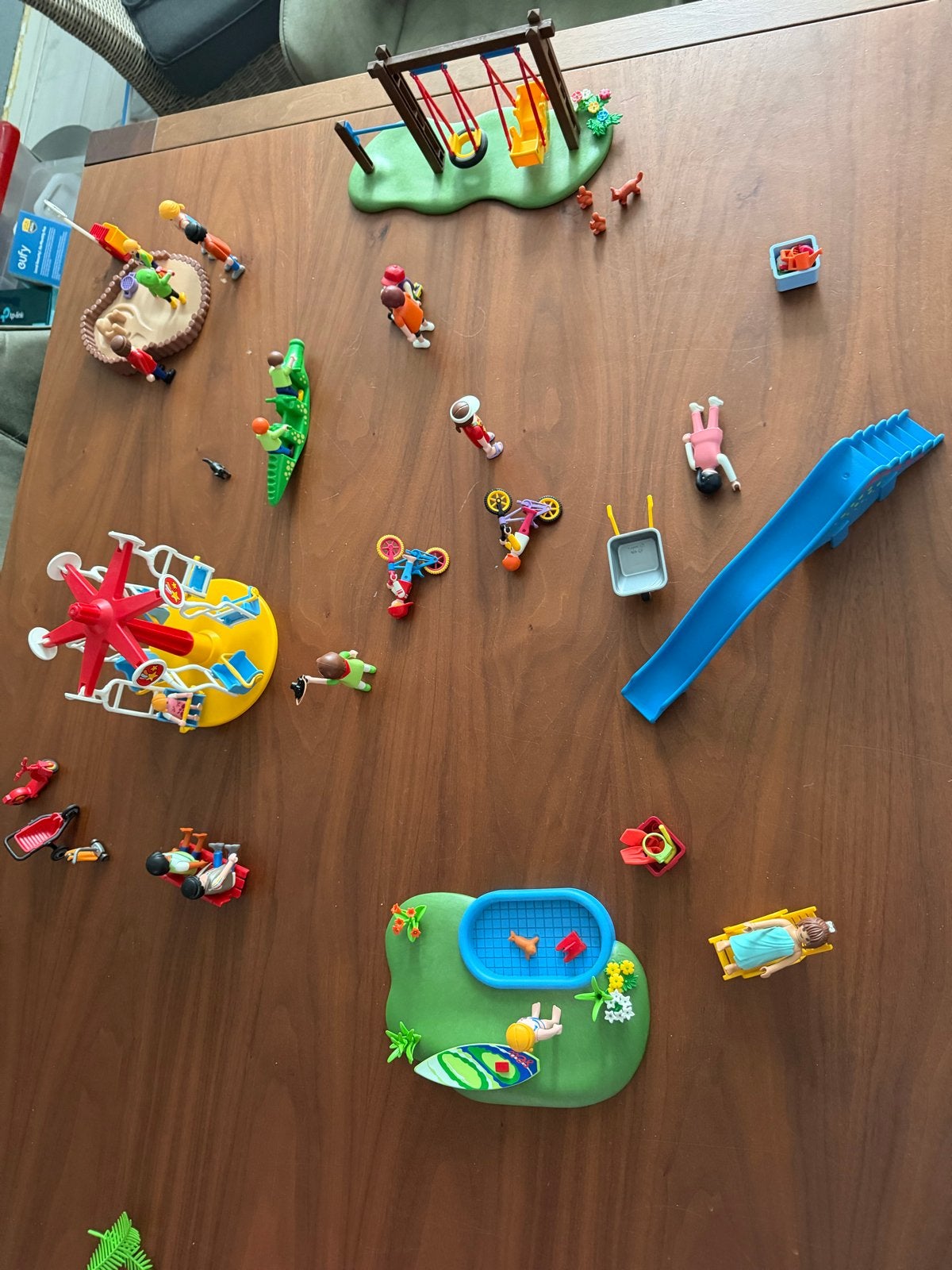 Grote Playmobil set met speeltuin, kermis en meer!, Ophalen, Gebruikt, Jongen of Meisje