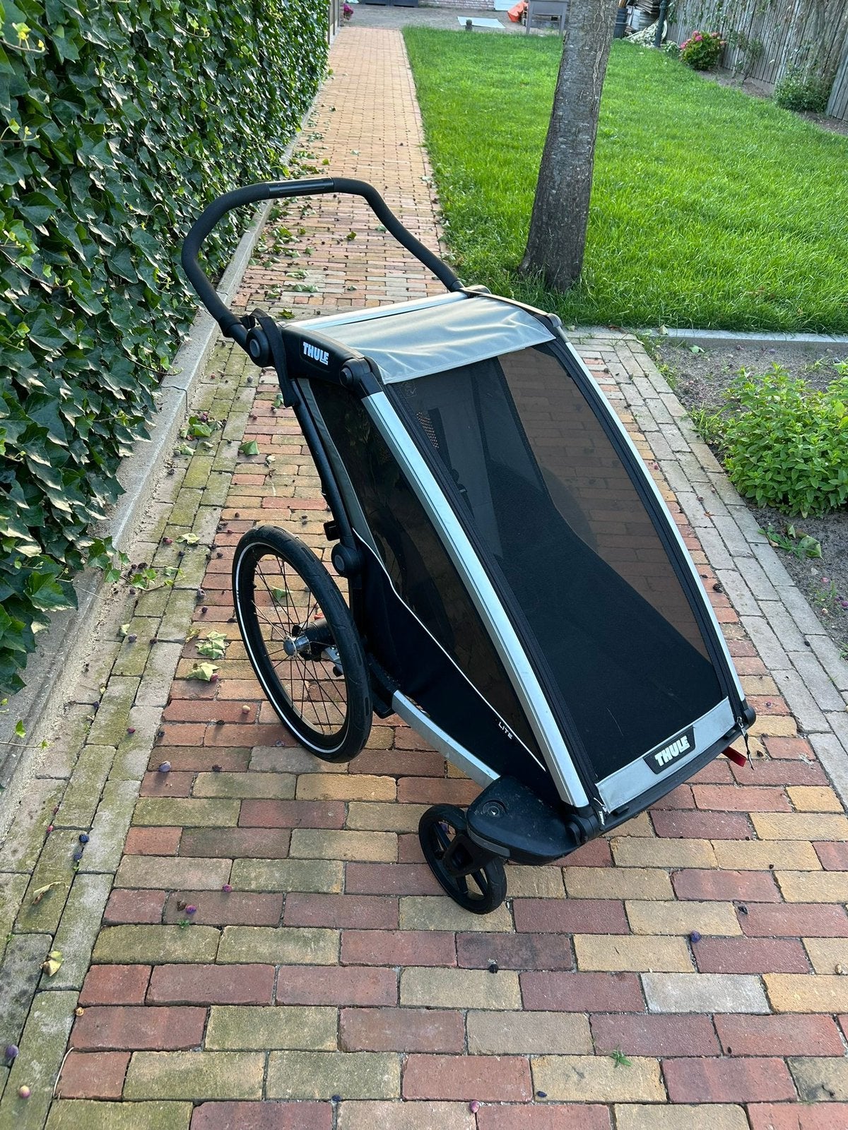 Thule chariot light + jogger kit, Ophalen, Minder dan 20 kg, Opvouwbaar, Zo goed als nieuw