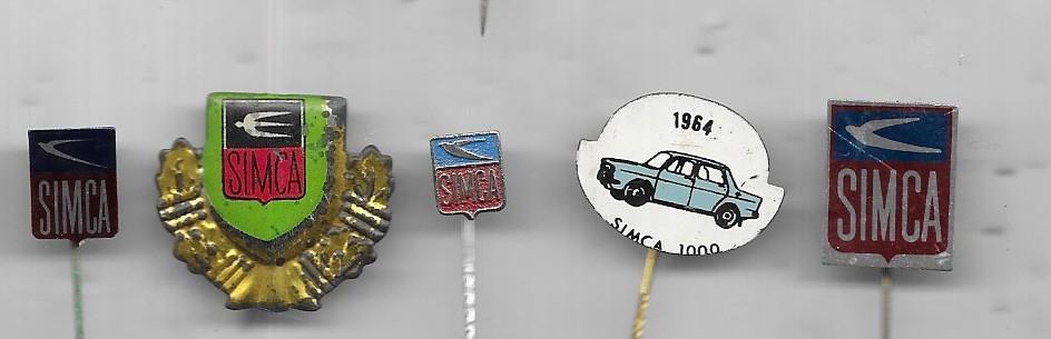 SIMCA AUTO SPELDEN VERSCHILLENDE, Verzenden, Gebruikt, Transport, Speldje of Pin