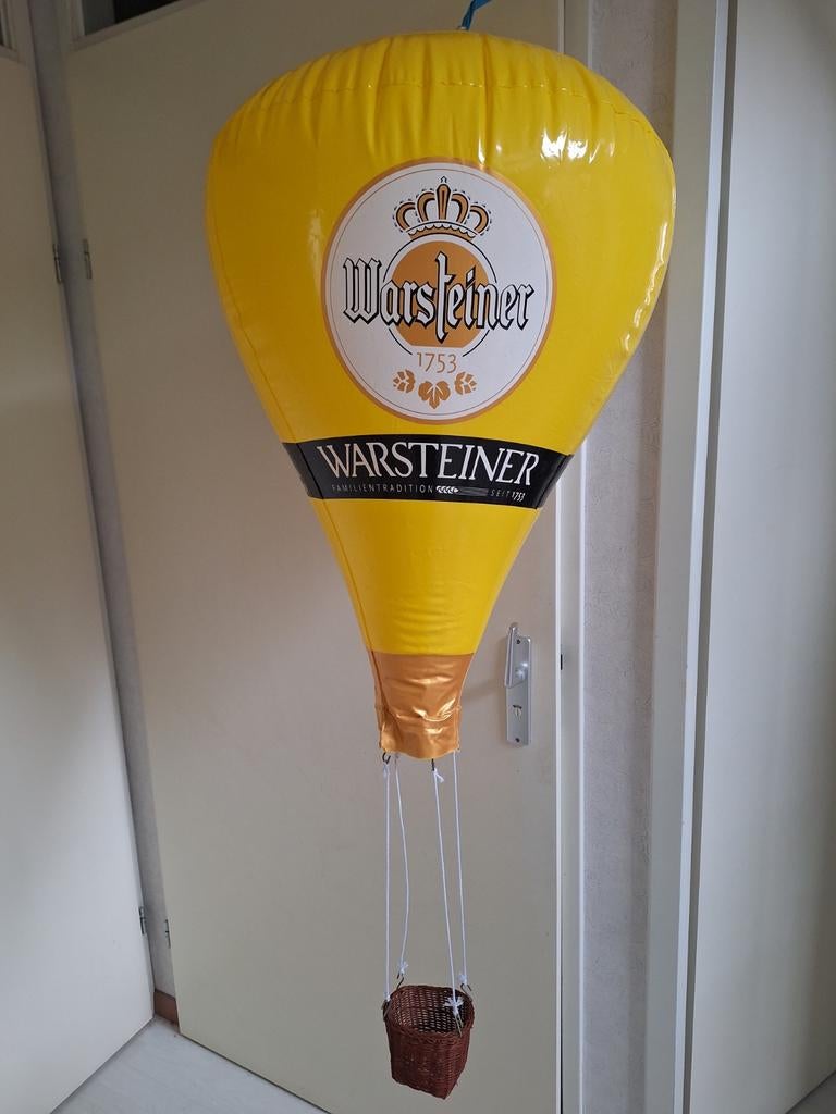Warsteiner Luchtballon Decoratie - Opblaasbaar, Ophalen of Verzenden