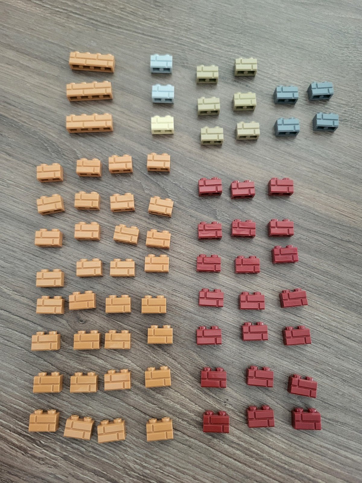69x Lego stenen baksteen profiel. Masonry profile. Bricks, Lego, Nieuw, Architecture, Ophalen of Verzenden