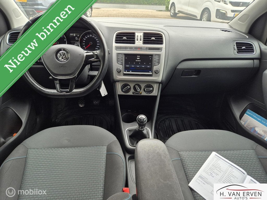 Volkswagen Polo 1.0 BlueMotion Edition, Auto's, Voorwielaandrijving, 40 €/maand, 95 pk, Origineel Nederlands