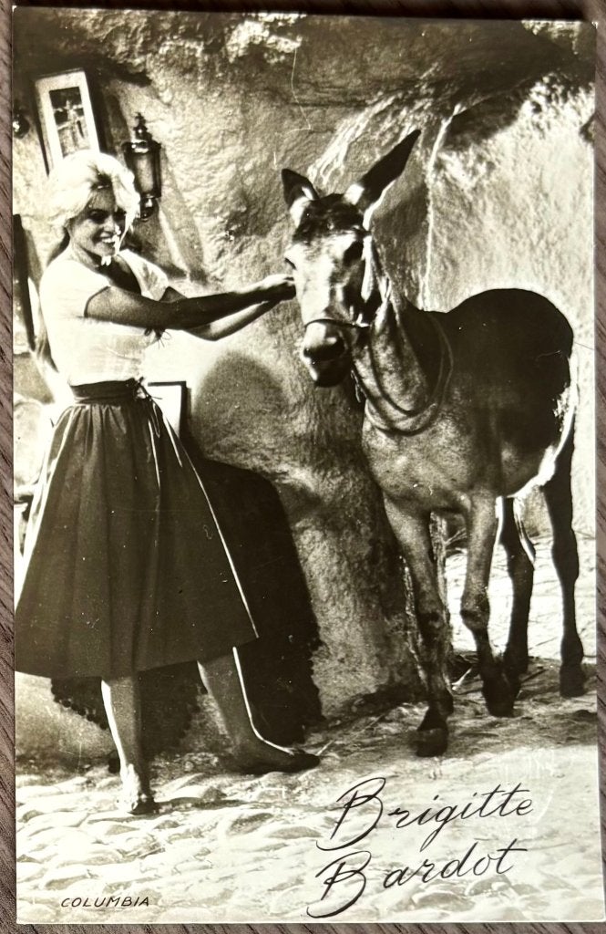 Brigitte Bardot (B), Verzenden, 1960 tot 1980, Ongelopen, Sterren en Beroemdheden