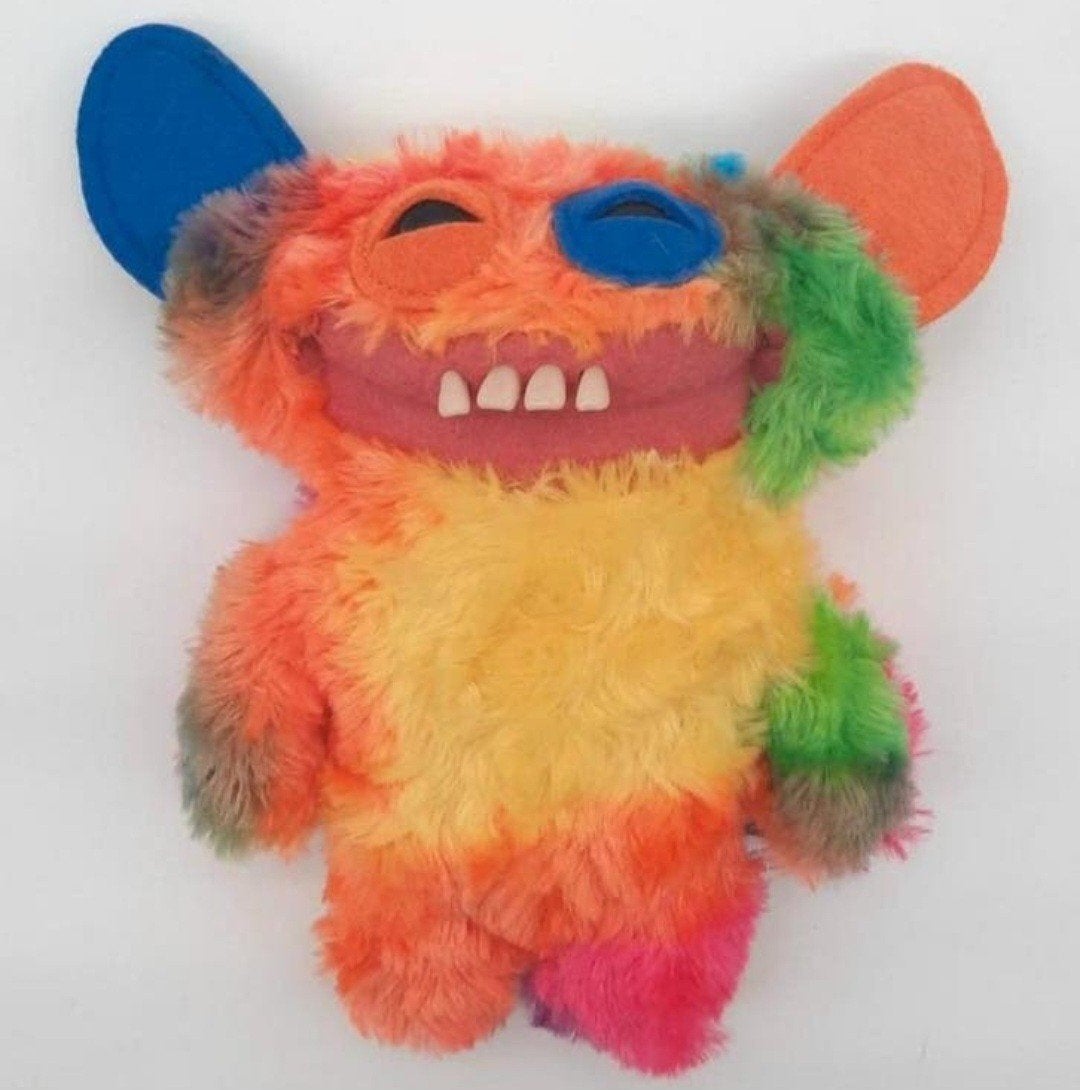 Fuggler monster knuffel uit 2018 ca. 25cm hoog, Ophalen of Verzenden, Zo goed als nieuw, Overige typen, Middelgroot (20 tot 80 cm)