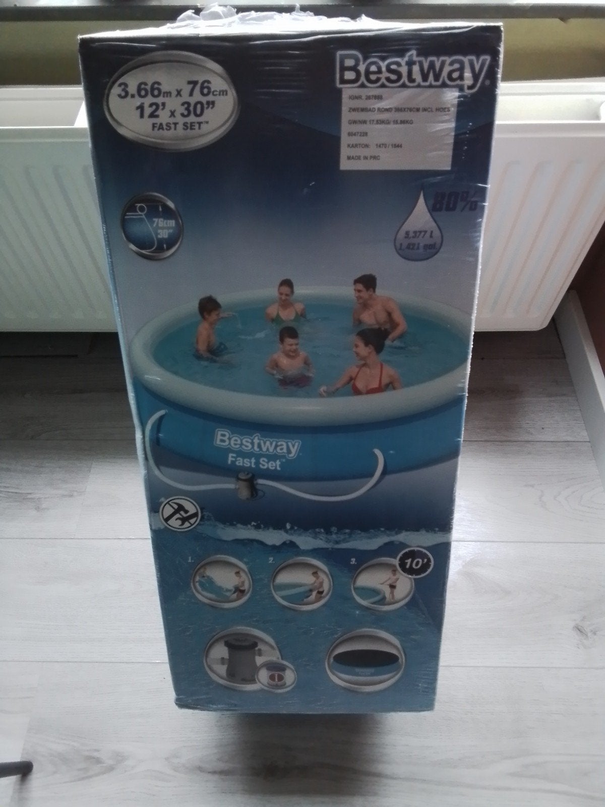 Bestway Zwembad, Ophalen, Minder dan 80 cm, Rond, Nieuw