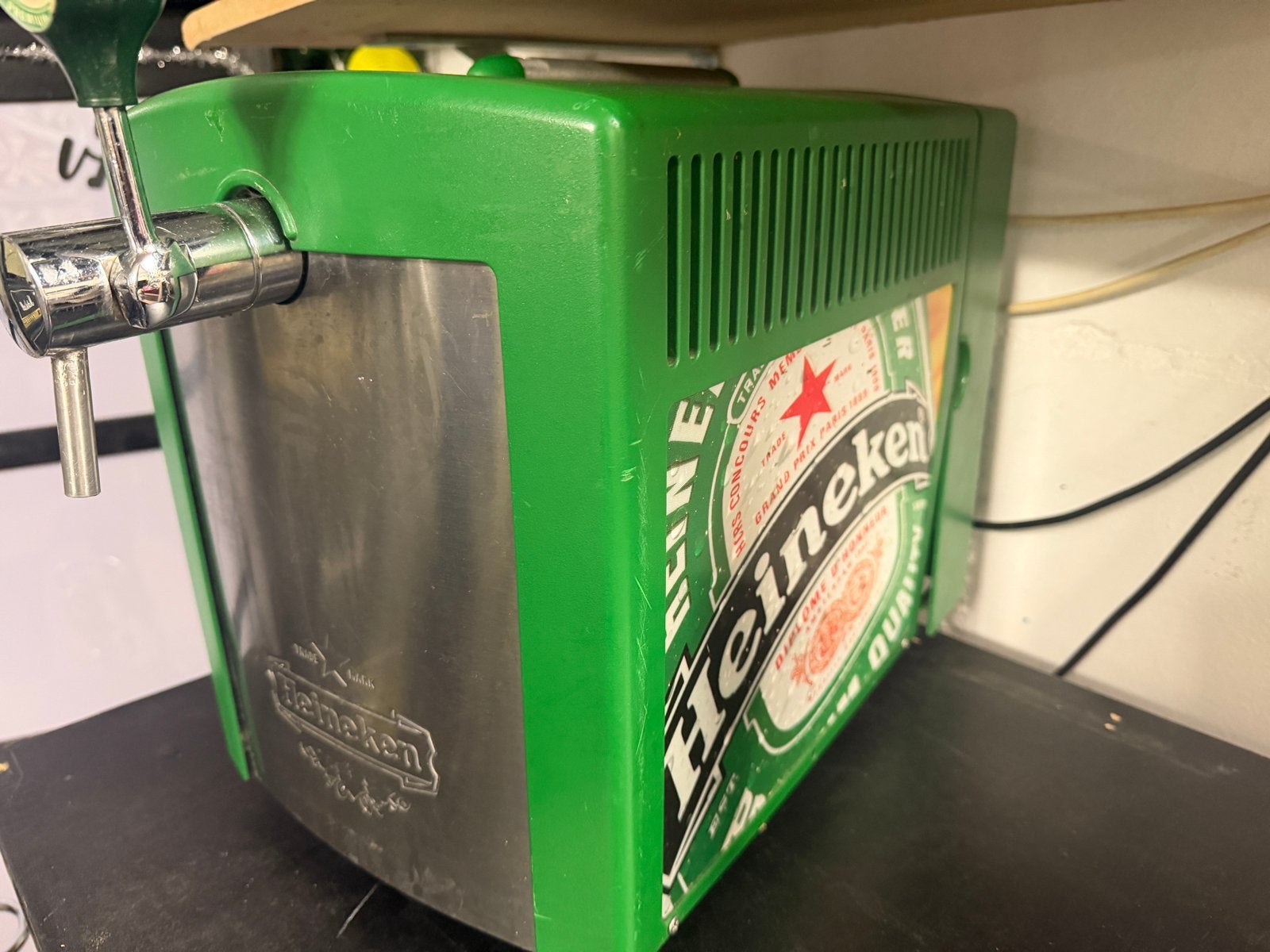 Heineken thuistap met 2x CO2-fles en fust biertap compleet, Ophalen, Gebruikt, Overige typen