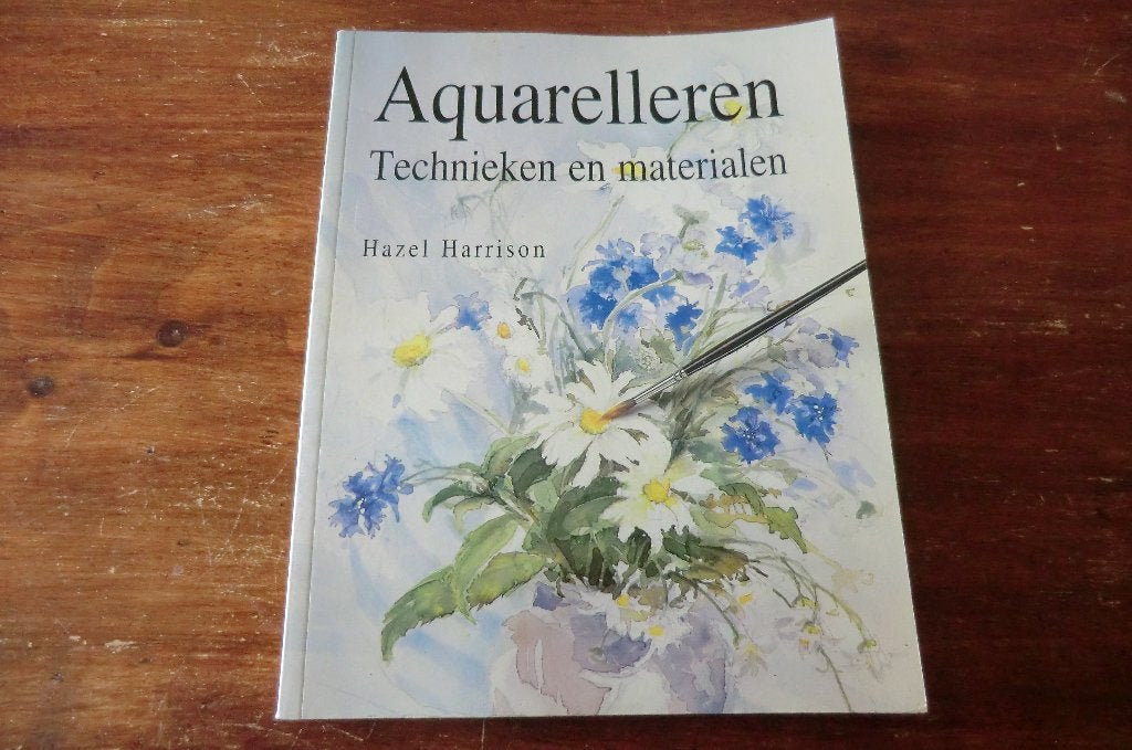 schilderboek - Aquarelleren - Hazel Harrison, Boeken, Hobby en Vrije tijd, Ophalen of Verzenden, Gelezen, Tekenen en Schilderen