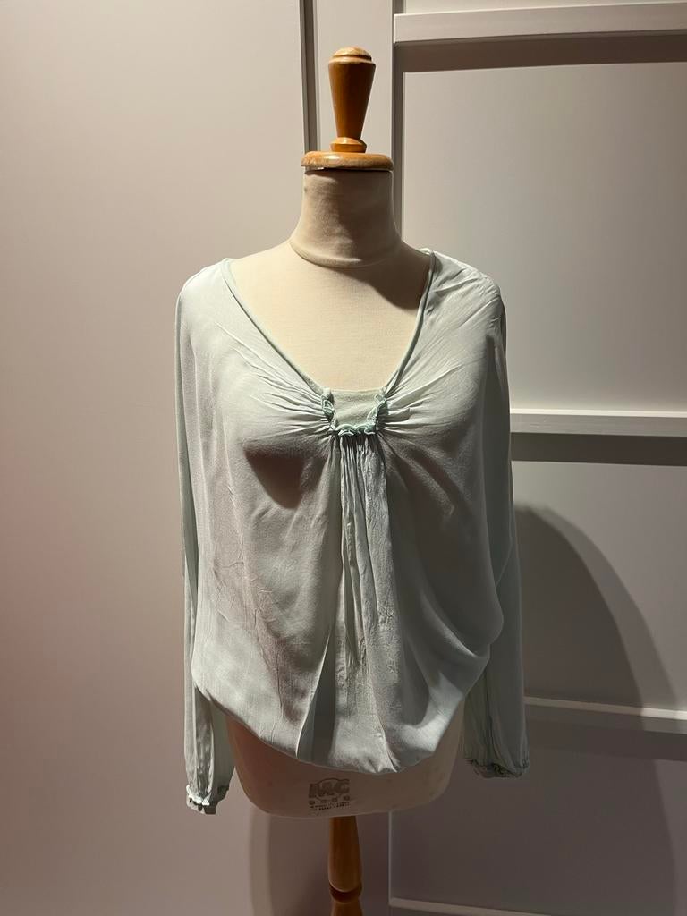 Braez mintgroene blouse XXL, Kleding | Dames, Ophalen of Verzenden, Zo goed als nieuw, Maat 46/48 (XL) of groter, Groen