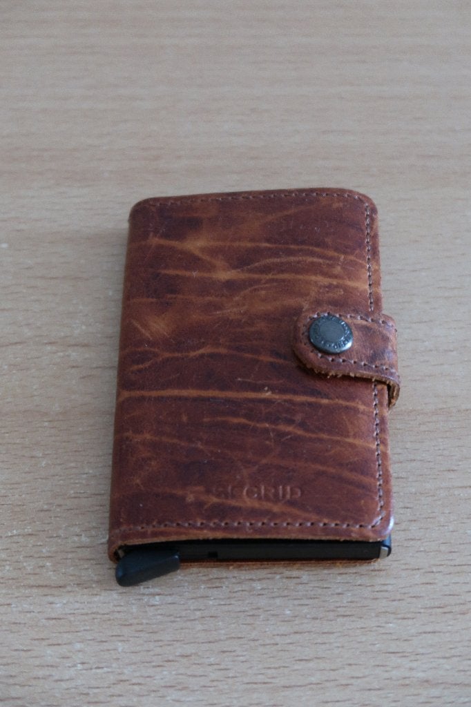 Secrid pasjeshouder / miniwallet Dutch Martin kleur cognac, Overige merken, Bruin, Ophalen of Verzenden, Zo goed als nieuw