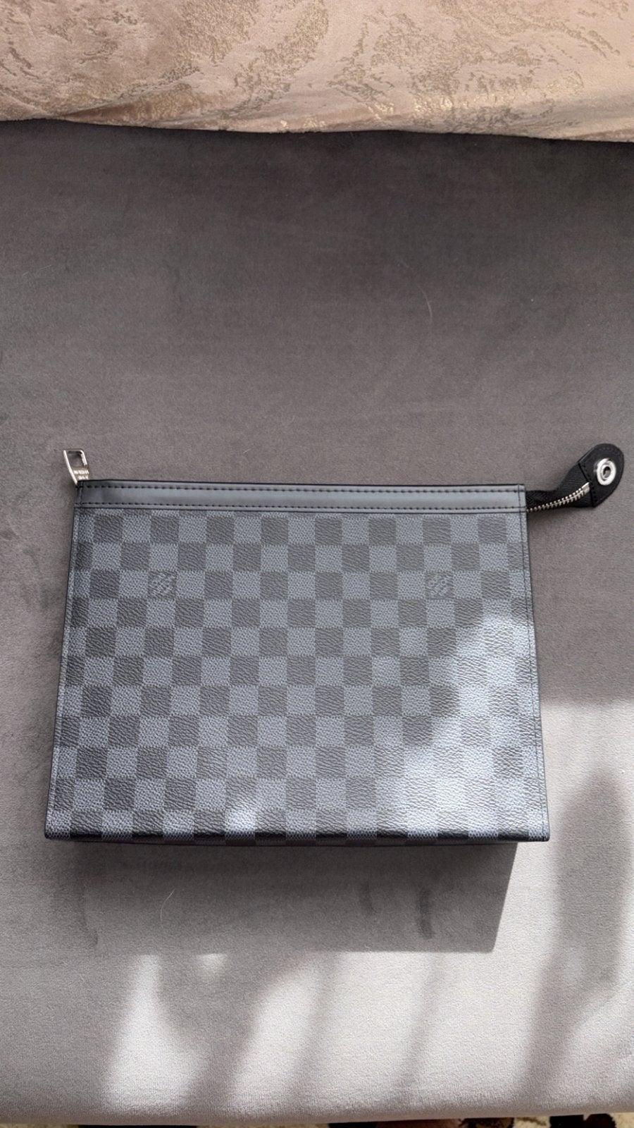 LV Handtas, Ophalen, Zo goed als nieuw, Zwart, Heer