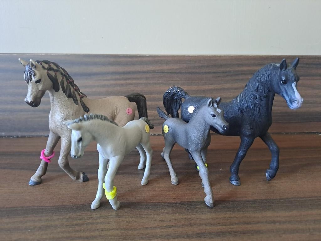 Schleich paarden exclusieve, alleen in sets, Ophalen of Verzenden, Zo goed als nieuw, Paard, Beeldje of Figuurtje
