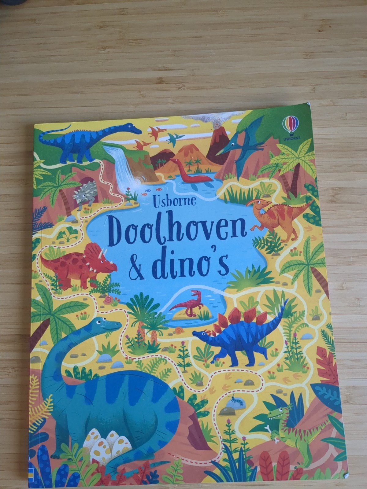 Dino doolhoven boek, Boeken, Ophalen of Verzenden, Zo goed als nieuw