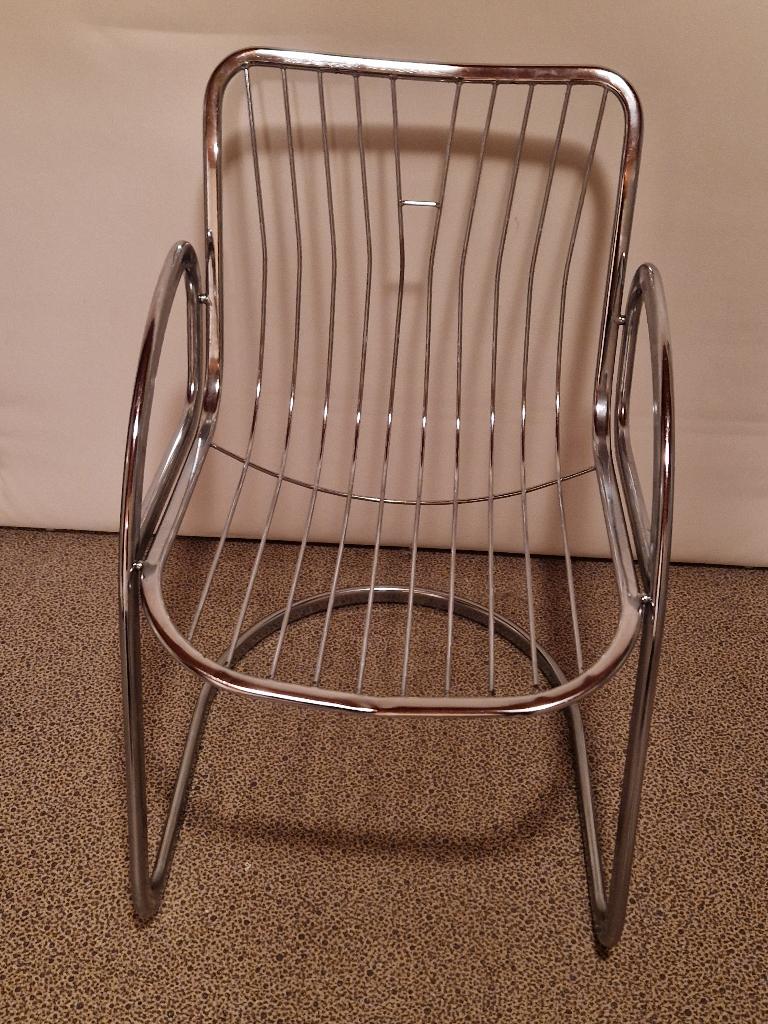 retro vintage Gastone Rinaldi voor Rima chroom stoel IGST, Ophalen, Huis en Inrichting