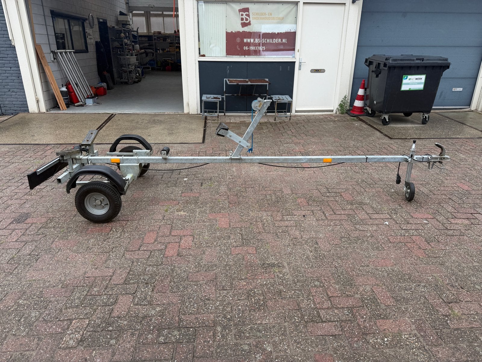 Boottrailer voor kleine boten - Zo goed als nieuw, Watersport en Boten, Boottrailers, Ophalen, Minder dan 1500 kg, Sloepentrailer