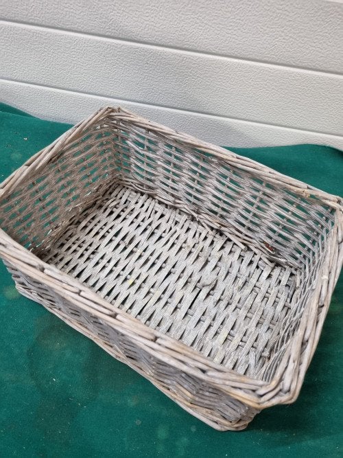 rieten mand grijs, Huis en Inrichting, Ophalen of Verzenden, 'T Olde Gre-j, Info@toldegrej.nl, Endepoelstraat 20f Didam