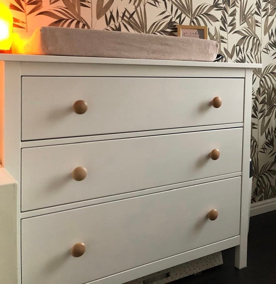 IKEA Hemnes ladekast wit met 3 lades, Ophalen, Gebruikt, 100 tot 150 cm, 50 tot 100 cm