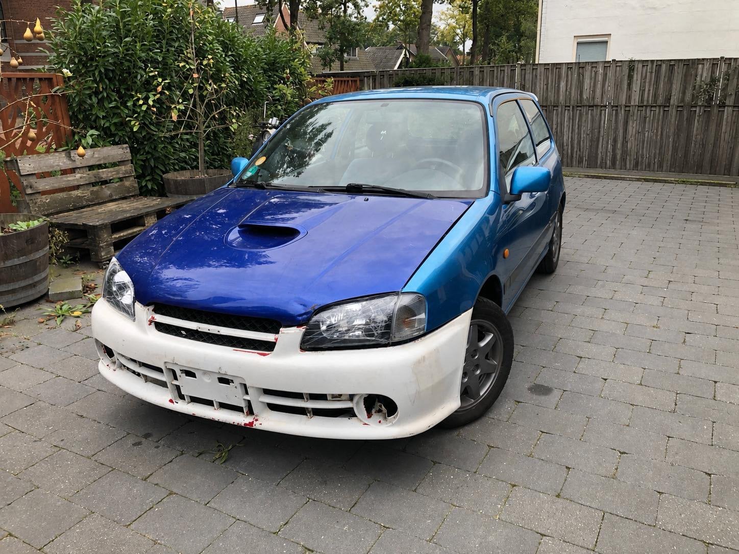 Toyota Glanza Bumper, Motorkap en Lampen, Ophalen