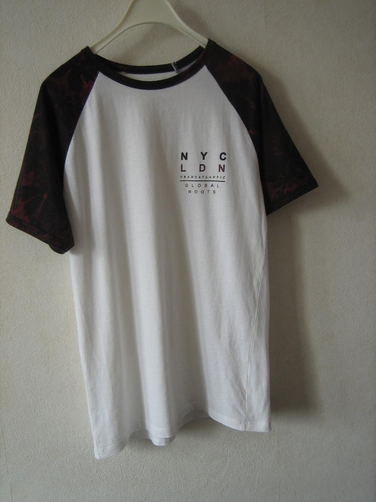 fijn dun t-shirt shirt heren River Island, maat M, Maat 48/50 (M), Wit, Ophalen of Verzenden, River Island