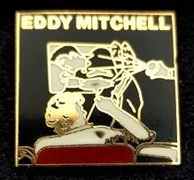 Eddy Mitchell pin, Verzamelen, Speldjes, Pins en Buttons, Verzenden, Nieuw, Figuurtje, Speldje of Pin