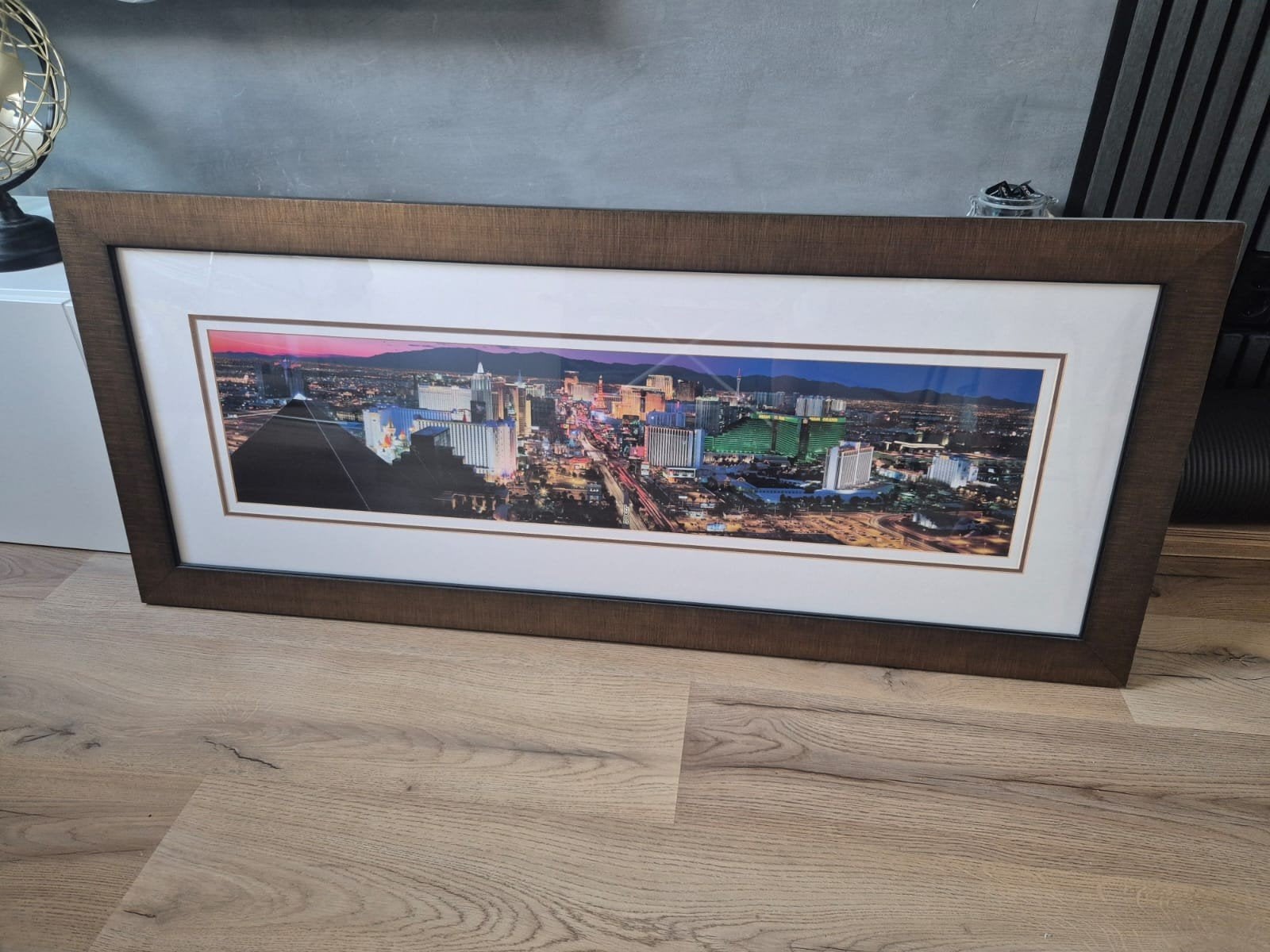 Ingelijste panoramafoto Las Vegas - Zo goed als nieuw, Ophalen, 50 – 75, Zo goed als nieuw, 100 tot 125 cm