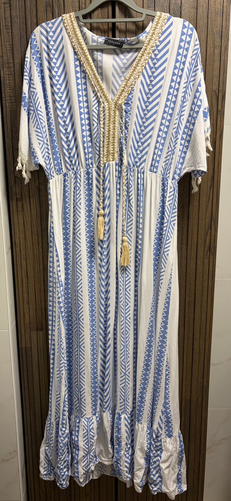 Pescara ibiza look jurk, Ophalen of Verzenden, Zo goed als nieuw, Maat 38/40 (M), Onder de knie