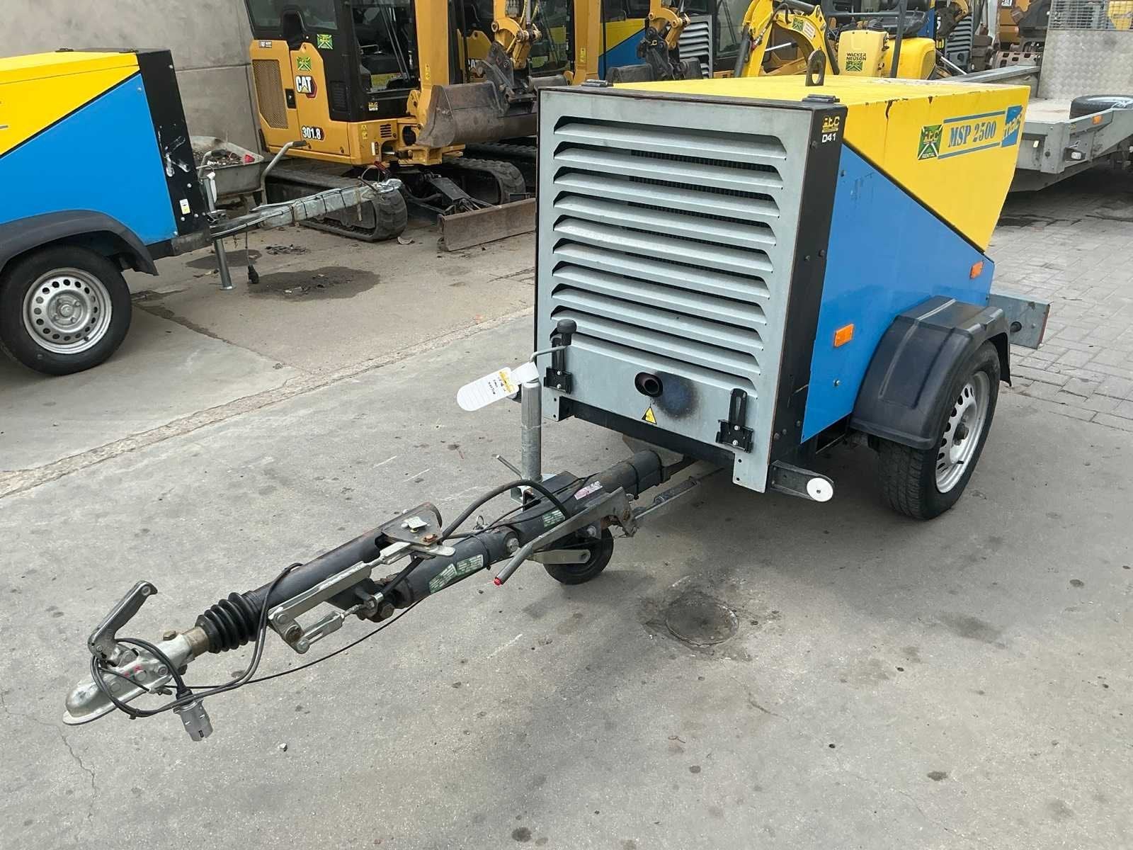 2017 MAC3 MSP2500 mobiele compressor, Gebruikt