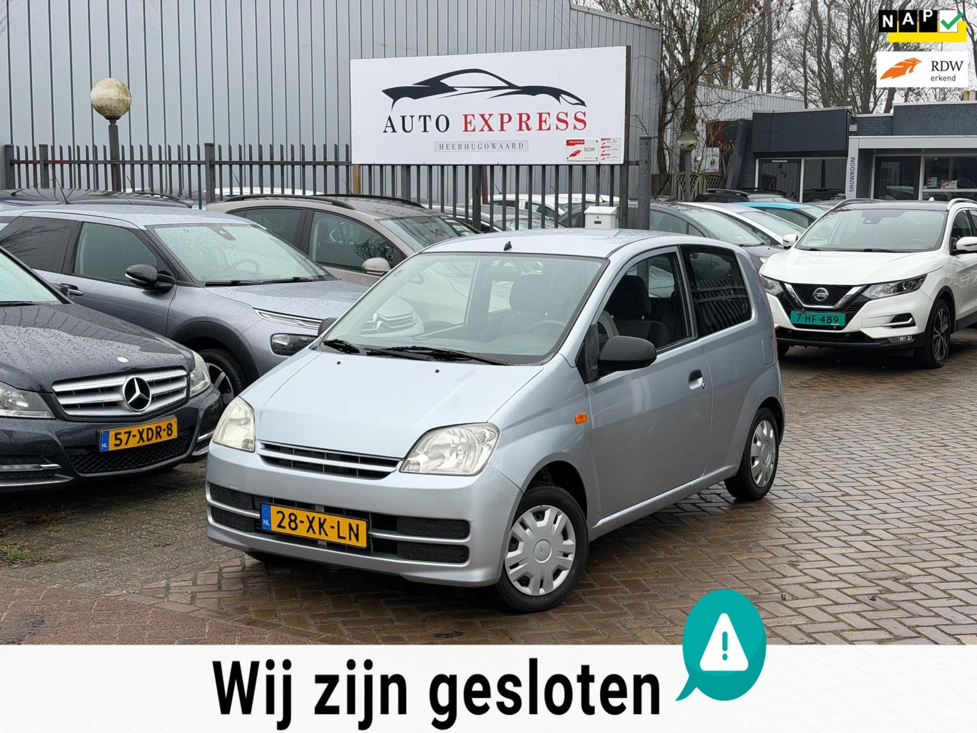 Daihatsu Cuore 1.0-12V Tokyo/Automaat/Stuurbekrachtiging/Abs, Auto's, Daihatsu, Airbags, 18 €/maand, 4 stoelen, Cuore