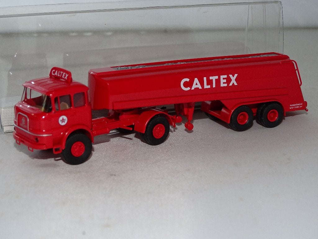 1/87 Brekina Krupp  Caltex, Ophalen of Verzenden, Nieuw, Bus of Vrachtwagen, Brekina