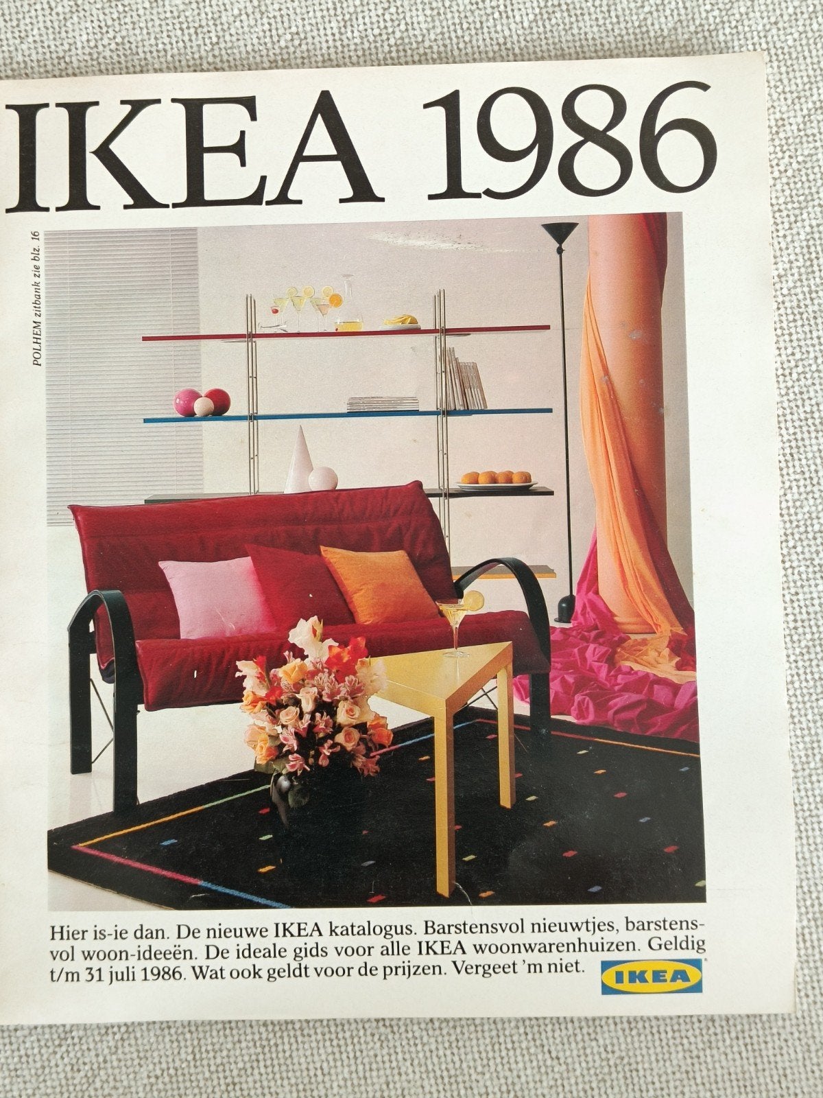 1986, IKEA CATALOGUS, WONINGINRICHTING, Verzenden, Gelezen, Overige onderwerpen