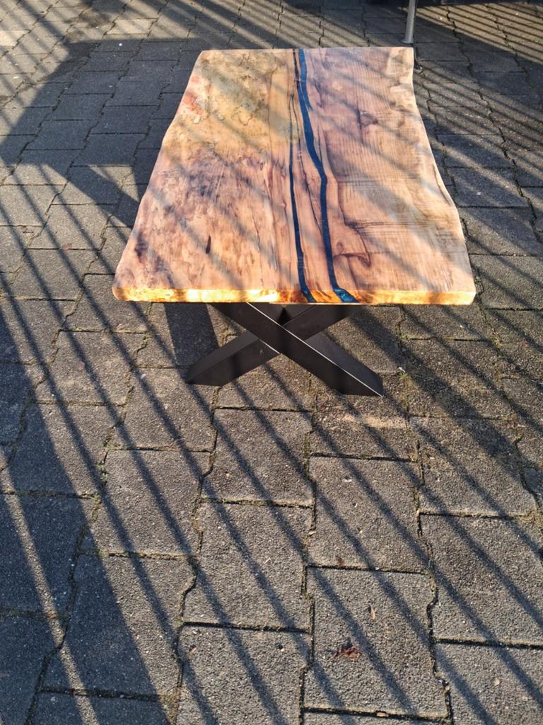 Mooie epoxy tafel, Ophalen of Verzenden, Rechthoekig, 50 tot 100 cm, Minder dan 50 cm