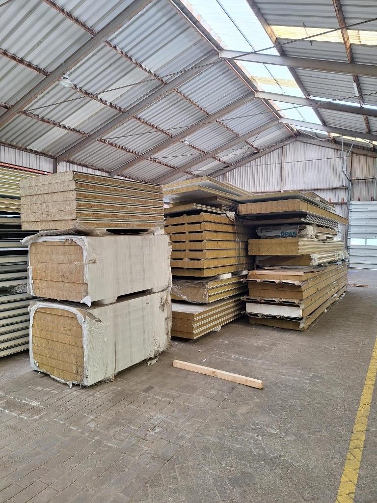 sandwichpaneel, dakpaneel, wandpaneel, panelen, damwand, Ophalen, Zo goed als nieuw, 50 tot 100 mm