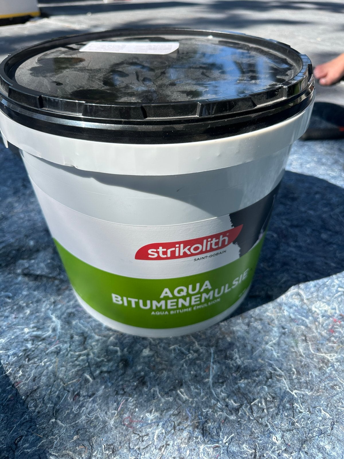 Strikolith Aqua Bitumenemulsie - Waterdichte bescherming, Doe-het-zelf en Verbouw, Ophalen, Zwart, Nieuw, Verf
