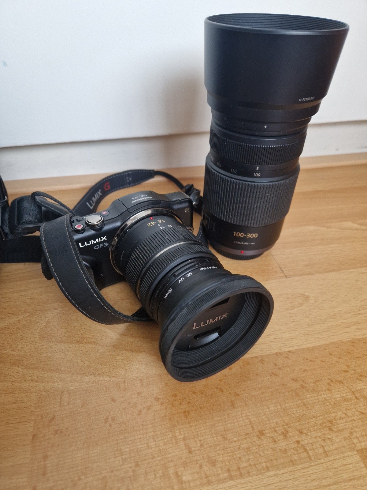 Panasonic Lumix GF3 camera met 2 lenzen en accessoires, Ophalen of Verzenden, Zo goed als nieuw, Standaardlens, Zoom