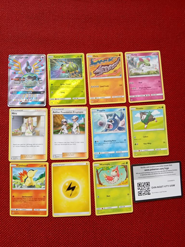 Pokémon kaarten - Diverse set met Sigilyph GX, Ophalen of Verzenden, Zo goed als nieuw, Meerdere kaarten, Foil