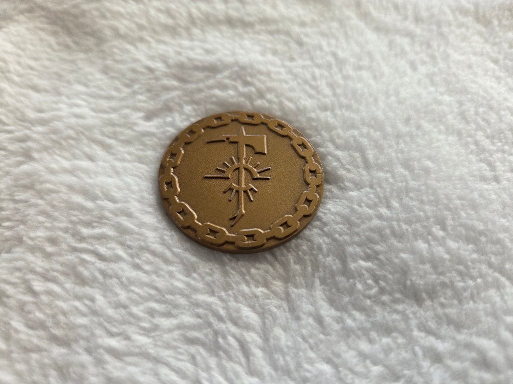 Warhammer Coin Age of Sigmar Ghal Maraz, Ophalen of Verzenden, Zo goed als nieuw, Warhammer