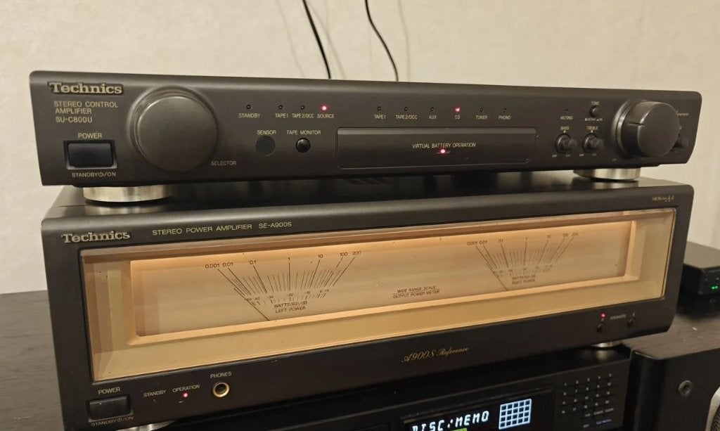 Technics set SU-C800U en SE-A900S versterker, Overige merken, Ophalen of Verzenden, Zo goed als nieuw, 120 watt of meer