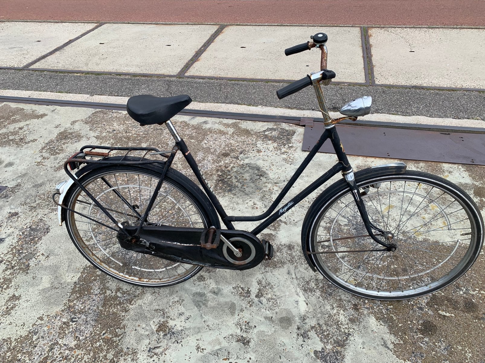 Fongers Majestic oldtimer damesfiets, Ophalen