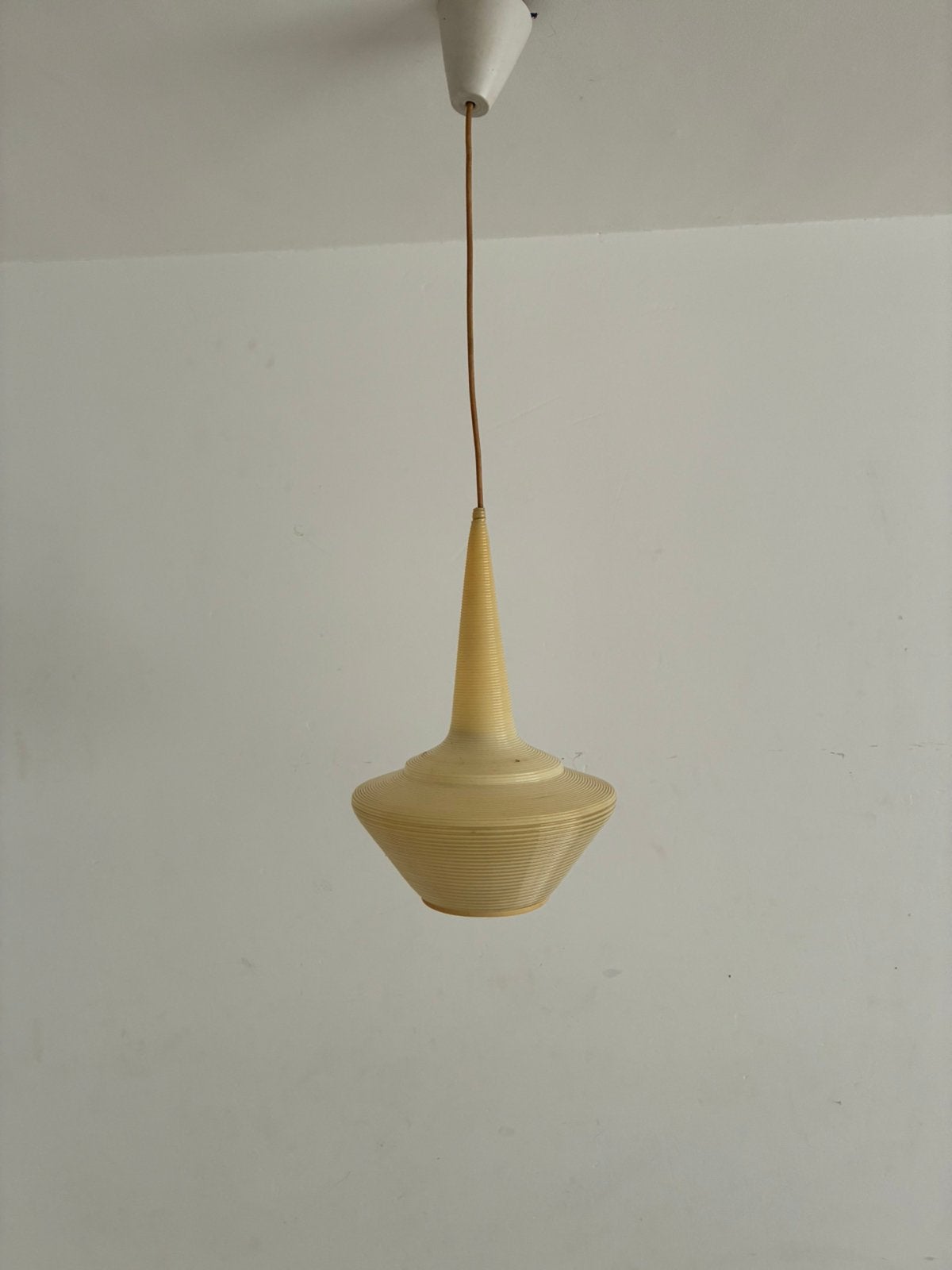 Vintage hanglamp rotaflex, Kunststof, Gebruikt, Vintage, E27 (groot)