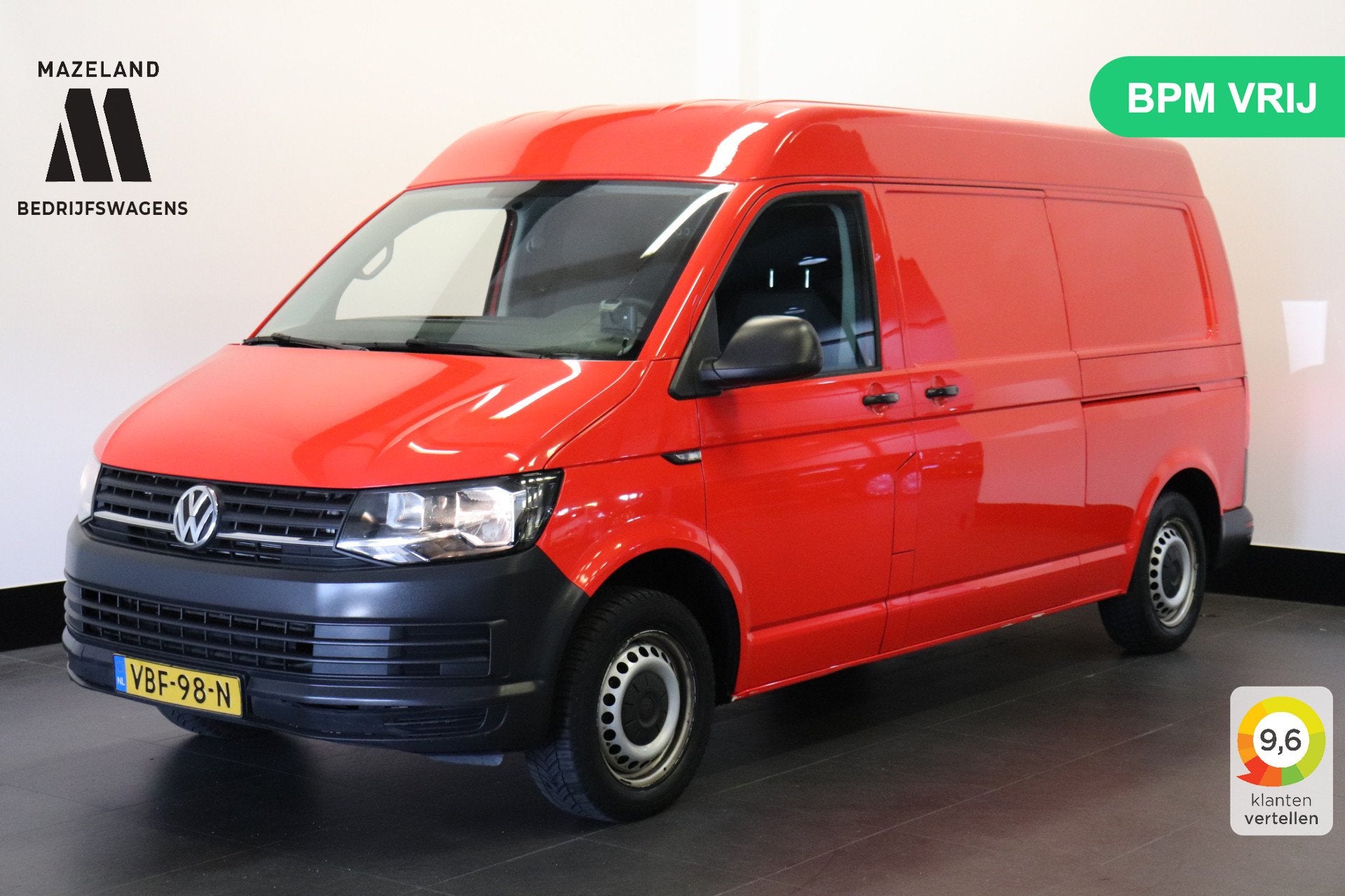 Volkswagen Transporter 2.0 TSI 150PK L2H2 Benzine 2x schuifd, Auto's, Voorwielaandrijving, Stof, Gebruikt, 4 cilinders