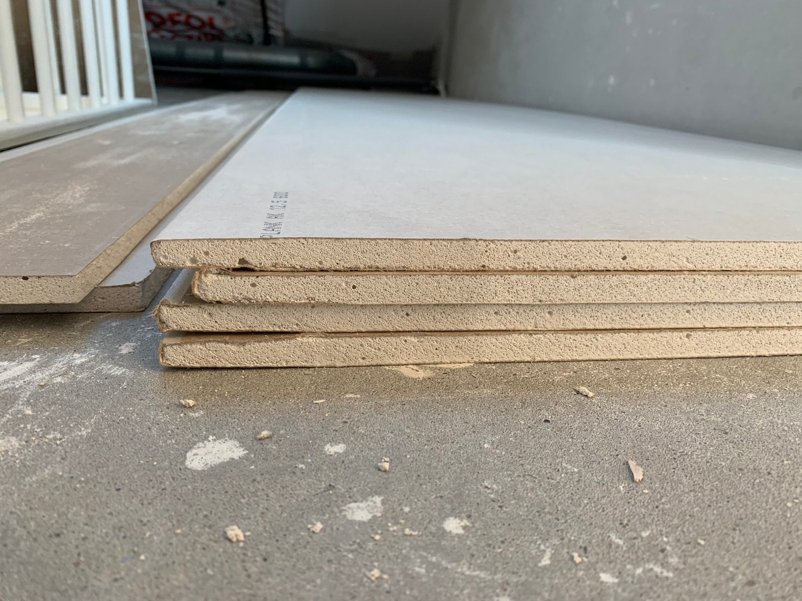 4 gipsplaten AK 60x260cm 12,5mm dik, Ophalen, Nieuw, Overige materialen, Minder dan 20 mm