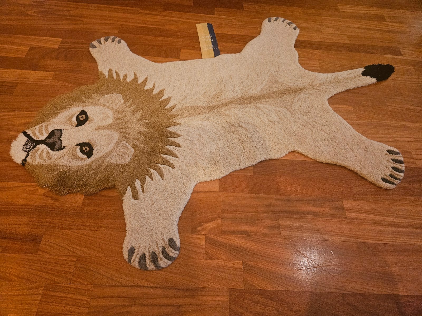 Vloerkleed Leeuwenvel - Doing Goods Tapis Amis Collectie, Ophalen, 100 tot 150 cm, 150 tot 200 cm, Beige