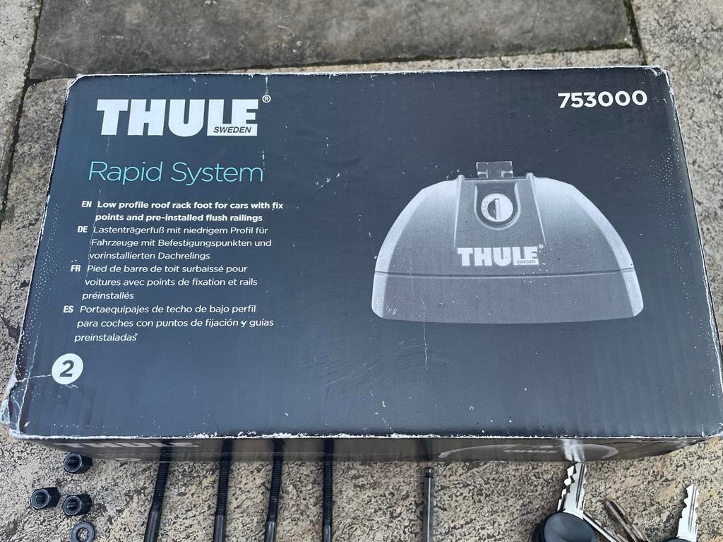 Dakdragers Mercedes CLA - Thule Rapid System 753, Verzenden, Gebruikt