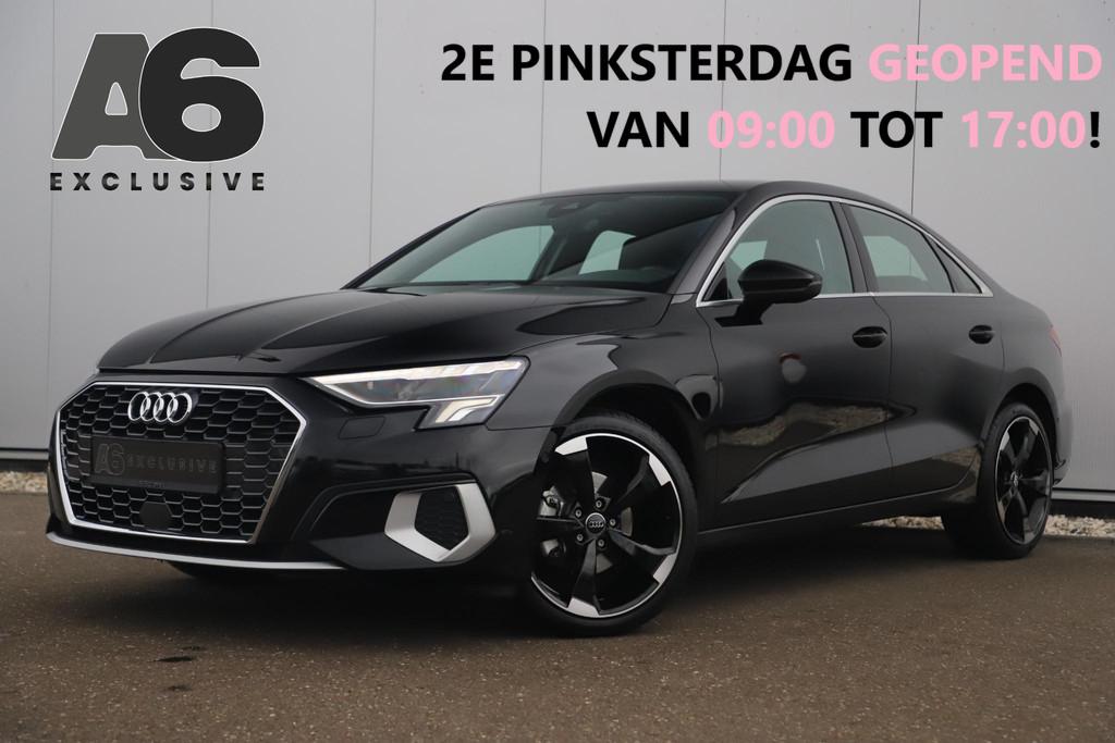 Audi A3 Limousine 30 TFSI Advanced edition Automaat 18 inch, Auto's, Audi, Stof, Gebruikt, Met garantie (alle), Zwart