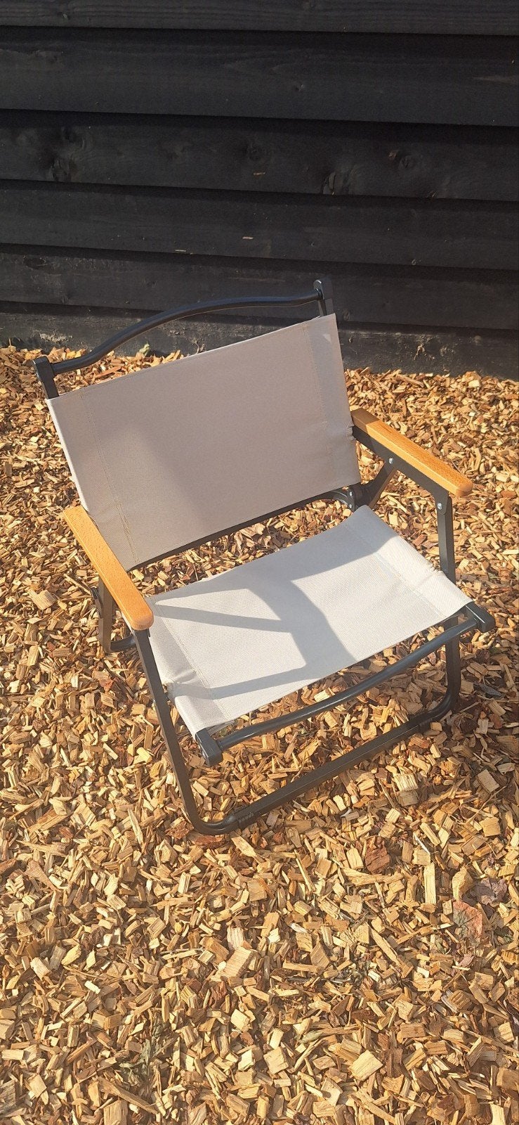 4 lage campingstoelen, Ophalen, Zo goed als nieuw, Campingstoel