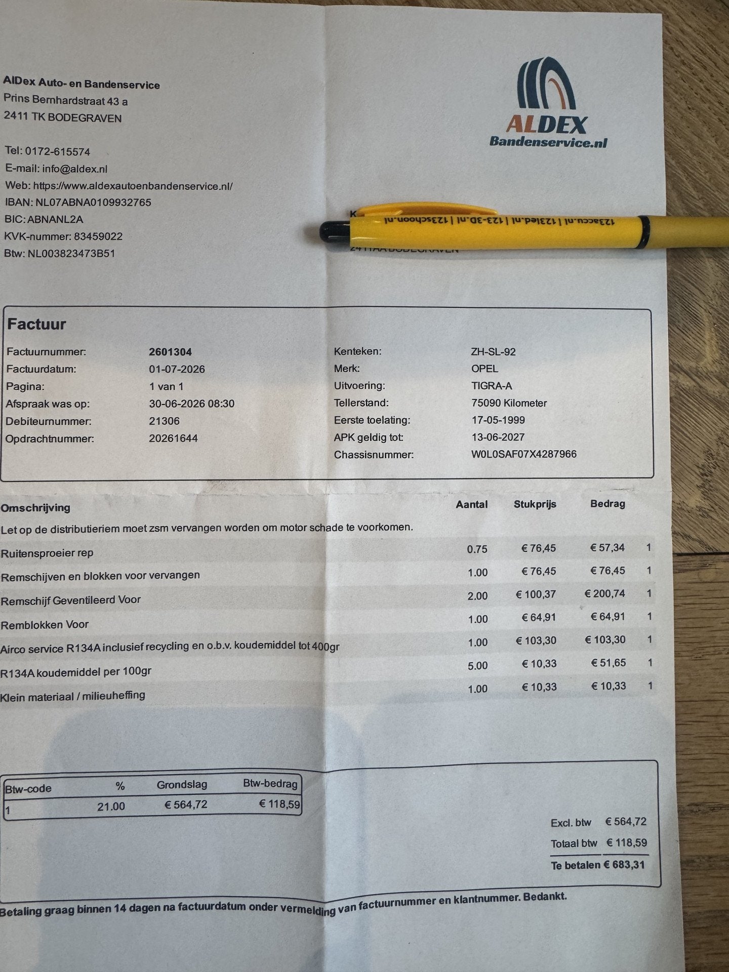 Opel Tigra 1.4i-16V AUT! 75.000 KM ! 21 jaar 1 eig !, foto 10